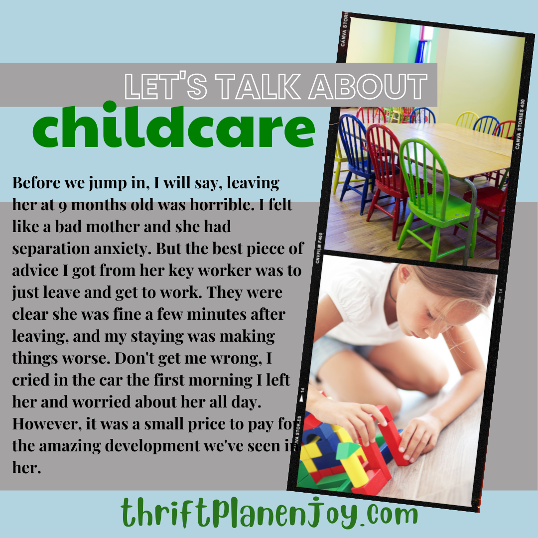 Childminder VS nursery