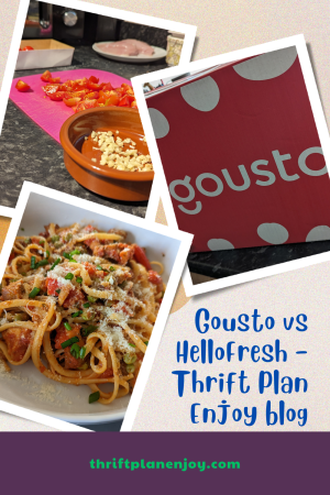 Gousto vs Hellofresh