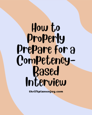 Prepare for a Competency-Based Interview